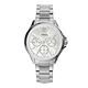 FOSSIL Sadie 錶圈鑲鑽三眼女錶 銀色不鏽鋼鍊帶 38MM ES4778 product thumbnail 2