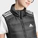 adidas 背心 Essentials 3-Stripes 女款 黑 白 無袖 羽絨背心 三線 立領 愛迪達 HZ8484 product thumbnail 6