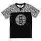 NBA-布魯克林籃網隊豹紋剪接短袖T恤-黑白(男) product thumbnail 2