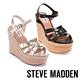 STEVE MADDEN-KNIGHT波西米亞草編楔型涼鞋-金色 product thumbnail 5