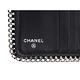 CHANEL 經典車線LOGO漆皮對折短夾(黑)-展示品 product thumbnail 5