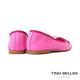 Tino Bellini 義大利進口素面方頭拼接芭蕾舞鞋FSBV016(粉紅) product thumbnail 4