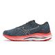 Mizuno 慢跑鞋 Wave Rider 26 男鞋 藍 灰 超寬楦 避震 ENERZY中底 路跑 美津濃 J1GC2204-51 product thumbnail 2