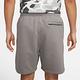 Nike 短褲 Lab Solo Swoosh Shorts 男款 灰 拉鍊口袋 抽繩 棉褲 DX0818-029 product thumbnail 5