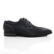 【AMBER】 商務時尚 葡萄牙進口綁帶經典手工紳士皮鞋-黑色 product thumbnail 5