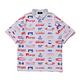 XLARGE S/S ALLOVER PRINT RUGBY SHIRT 滿版LOGO短袖POLO衫-白 product thumbnail 2