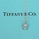 Tiffany&Co. 粉藍琺瑯鑲鑽石禮物盒純銀項鍊 product thumbnail 3