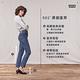 Levis 女款 Crop高腰排釦合身直筒牛仔長褲 黑灰基本款 彈性布料 product thumbnail 4