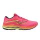 Mizuno 慢跑鞋 Wave Rider 27 超寬楦 女鞋 粉紅 黃 避震 運動鞋 美津濃 J1GD2306-24 product thumbnail 6