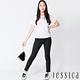 JESSICA - 珠飾造型簍空短袖上衣（白） product thumbnail 3
