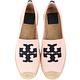 TORY BURCH Elisa 編織串珠LOGO麻料草編休閒鞋(粉色) product thumbnail 2