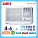SAMPO聲寶 4-6坪 5級定頻右吹窗型冷氣 AW-PC28R含基本安裝+舊機回收 product thumbnail 3