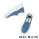 休閒鞋 MELROSE 美樂斯 奢華閃鑽飛織布厚底休閒鞋－藍 product thumbnail 5