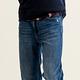 Arnold Palmer -男裝-高彈力水洗直筒牛仔褲-深藍色 product thumbnail 6