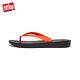 【FitFlop】IQUSHION ERGONOMIC FLIP-FLOPS 輕量人體工學夾腳涼鞋-男(黑色/霓虹橙) product thumbnail 3