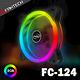 FANTECH雙光圈RGB燈效靜音風扇(FC-124) product thumbnail 3