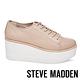 STEVE MADDEN-KIMBER 素面綁帶厚底鞋-裸色 product thumbnail 2