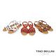 Tino Bellini 西班牙進口率性全牛皮線條平底涼鞋-棕 product thumbnail 6