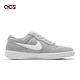 Nike 滑板鞋 SB Force 58 運動 男鞋 麂皮 帆布 拼接 舒適穿搭 輕便 灰 白 CZ2959-004 product thumbnail 3