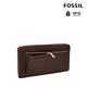 FOSSIL Logan 多層真皮拉鍊RFID防盜長夾-義式咖啡色 SL7831206 product thumbnail 4