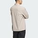Adidas LS UPF Shirt [IL8943] 男 長袖 襯衫 亞洲版 運動 戶外 休閒 防潑水 拉鍊口袋 米 product thumbnail 3