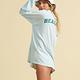 BILLABONG BEACH BOYFRIEND L 長袖T恤 淺海藍 -6503021SUE product thumbnail 3