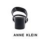 ANNE KLEIN-BUNNY 漆皮紋涼感粗跟涼拖鞋-黑色 product thumbnail 5