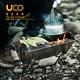 UCO 攜帶式折疊烤肉架 露營焚火台 Flatpack Portable Stainless Steel Grill and Fire Pit.折疊焚火架 BBQ焚火台 輕量烤架 不鏽鋼燒烤爐 生火爐 product thumbnail 6