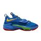 Nike 籃球鞋 Zoom Freak 3 NRG EP 魔鬼氈 男鞋 桌遊 UNO 聯名款 字母哥 藍 綠 DC9363400 product thumbnail 6