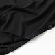 OUWEY歐薇 鬆緊腰特殊造型兩穿縲縈寬鬆褲裙(黑色；S-L)3232066605 product thumbnail 4