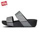 FitFlop MINA IRIDESCENT SLIDES 寬帶涼鞋-女(靚黑色) product thumbnail 3