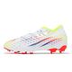 adidas 足球鞋 Predator Edge 3 MG J 大童鞋 小朋友 白 彩 室外足球 訓練 愛迪達 GV8507 product thumbnail 2