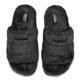 adidas 毛毛拖鞋 Adilette Essential W 女鞋 黑 全黑 毛絨絨 保暖 三葉草 愛迪達 IF3964 product thumbnail 2