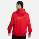 NIKE 上衣 男款 長袖上衣 帽T 運動 磨毛 AS M NSW HOODIE PO BB CNY 紅 FD4058657 product thumbnail 2