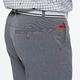 【Lynx Golf】男款吸濕排汗細條紋平口休閒長褲-藍色 product thumbnail 6