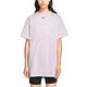 Nike 短袖上衣 NSW Essential Dress 女款 淡紫色 長版上衣 洋裝 基本款 休閒 短T CJ2243-511 product thumbnail 4