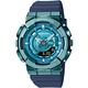 CASIO 卡西歐 G-SHOCK 多層次金屬 雙顯腕錶-藍 母親節 禮物 42mm / GM-S110LB-2A product thumbnail 2