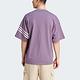 Adidas New C Tee IN4674 男 短袖 上衣 T恤 亞洲版 運動 休閒 落肩 寬鬆 棉質 深紫 product thumbnail 2