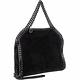 Stella McCartney Falabella 迷你黑色天鵝絨兩用鍊帶包 product thumbnail 2