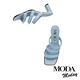 拖鞋 MODA MODAY 可愛蓬蓬感羊皮方頭高跟拖鞋－藍 product thumbnail 5
