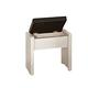 文創集 菲可達黑皮革可收納化妝椅/椅凳-43x30x45cm免組 product thumbnail 2