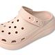 Crocs 卡駱馳 經典泡芙克駱格 CRUSH CLOG 女 粉色 增高中性鞋 休閒洞洞鞋 厚底涼鞋 輕量懶人鞋 防水拖鞋 207521-6UR product thumbnail 6