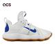 Nike 排球鞋 React Hyperset 男鞋 白 藍 魔鬼氈 緩震 穩定 支撐 室內運動鞋 CI2955-140 product thumbnail 6