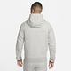 NIKE AS M NK TCH FLC FZ WR HOODIE 男運動外套-灰色-FB7922063 product thumbnail 2