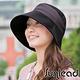 Sunlead 防曬護髮輕量可塑型折邊遮陽帽 (黑色x銀黑) product thumbnail 9