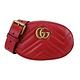 GUCCI GG Marmont 絎縫牛皮拉鍊腰包/腰包(紅色) product thumbnail 2