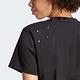 Adidas W BLUV Q3 CRO T [IJ8743] 女 短袖 短版 上衣 T恤 運動 休閒 寬鬆 舒適 黑 product thumbnail 6
