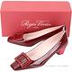 Roger Vivier Belle 配色漆皮高跟方釦鞋(波爾多紅) product thumbnail 5