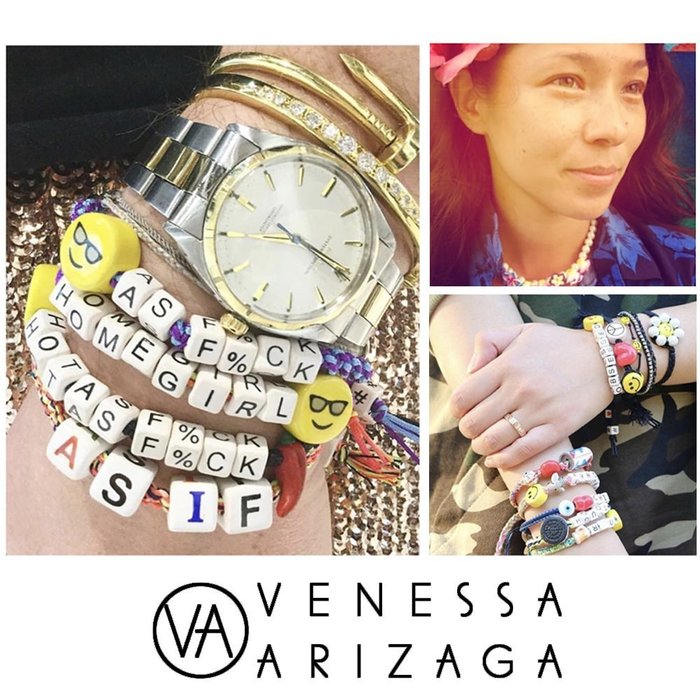 Venessa Arizaga 台北ShopSmart直營店 DON’T WORRY BEE HAPPY 笑臉螢光黃手鍊