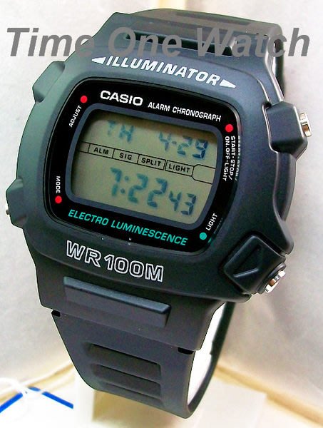 實體店面(公司貨)日系_CASIO_卡西歐_藍冷光液晶錶面_100M防水_潛水運動基本款電子錶DW-740 | Yahoo奇摩拍賣